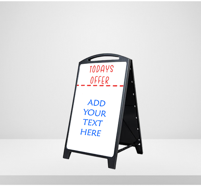 Image of Economy White Dry Erase Frame