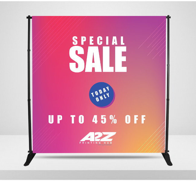 Image of Adjustable Banner Stands