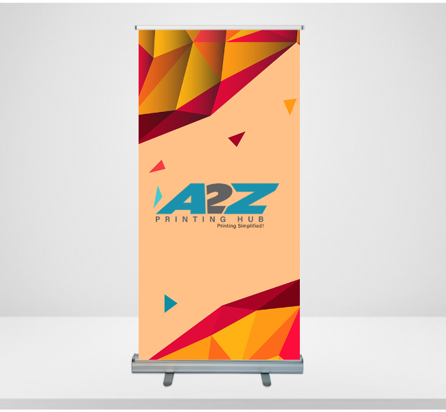 Image of Standard Roll Up Banner Stands Silver