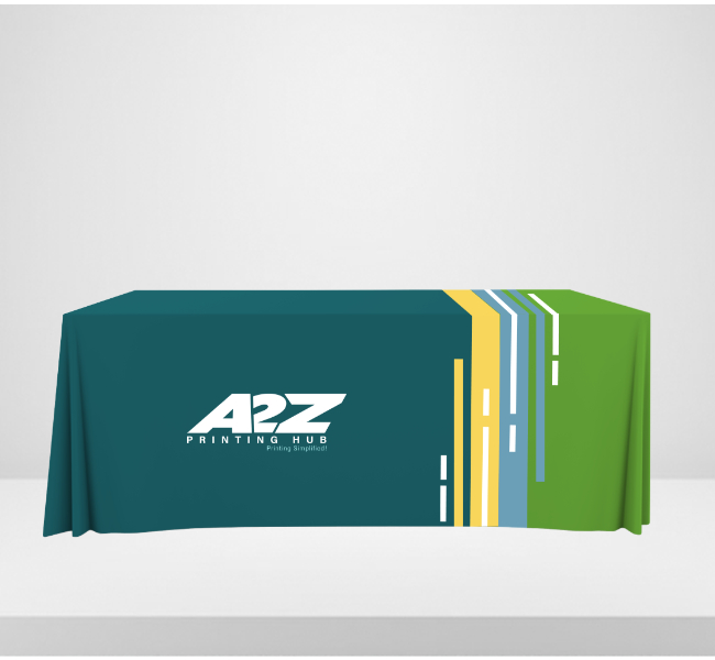 Image of Standard Table Covers With Open Back 3 Sided