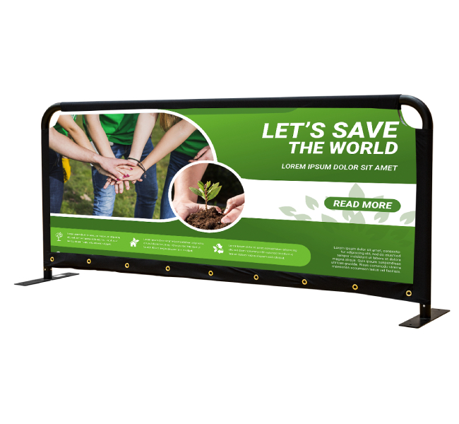 Ez Barrier Stand 1 - High-quality printing product from A2Z Printing Hub.