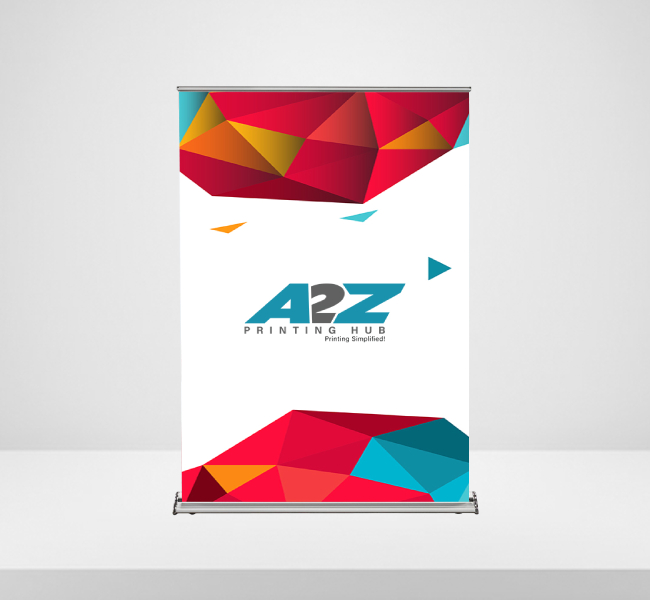 Silver Step Retractable Banner Stands