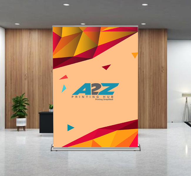 Silver Step Retractable Banner Stand 48 - 1 | Portable Banner Solution