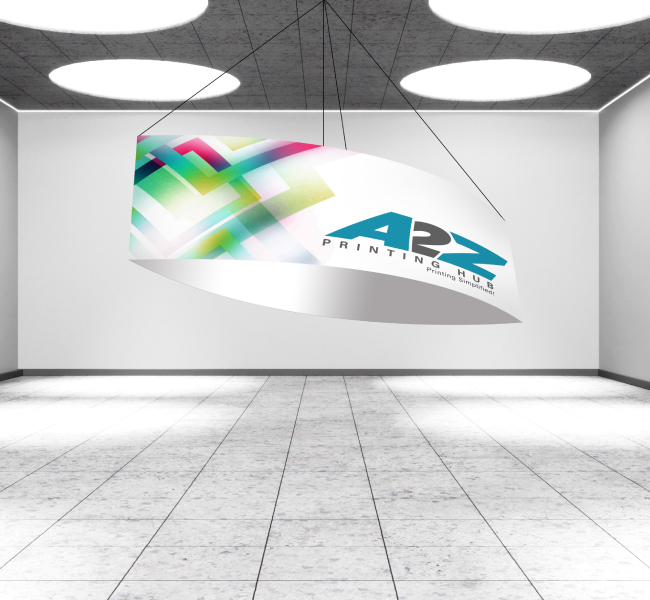 Skytube hanging banners football - Premium printing and custom designs for businesses and events.