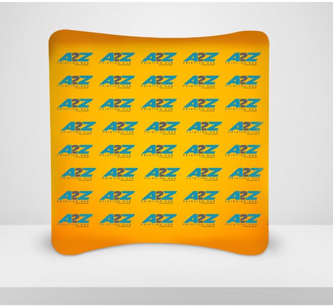 Step repeat ez tube backdrop curve - Premium printing and custom designs for businesses and events.
