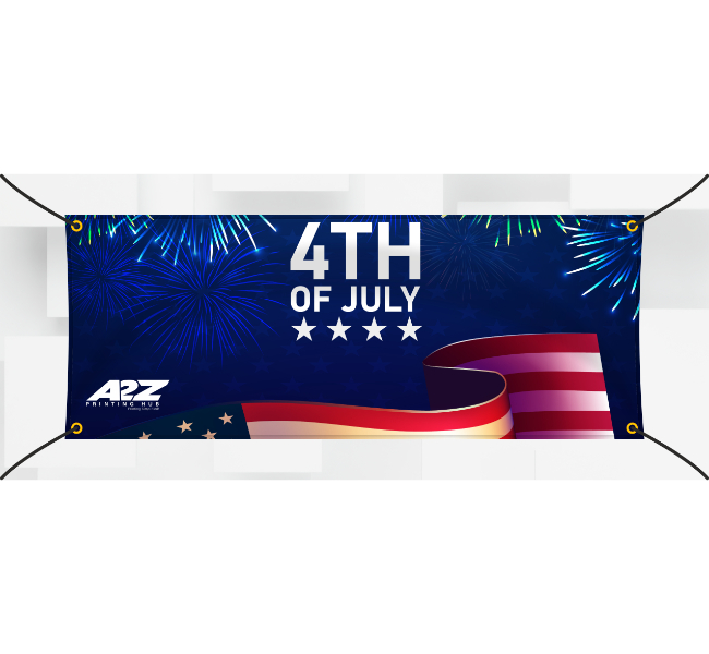 4th of July Banner - 1 | Patriotic Designs for Celebrations