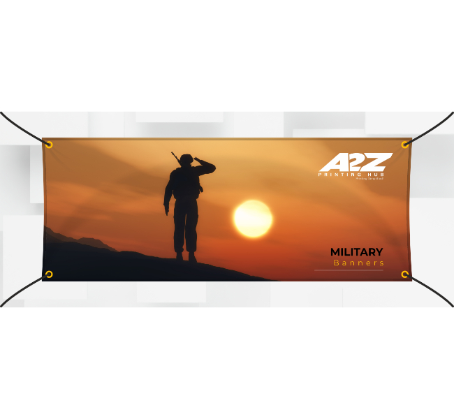 Military banners - Premium printing and custom designs for businesses and events.