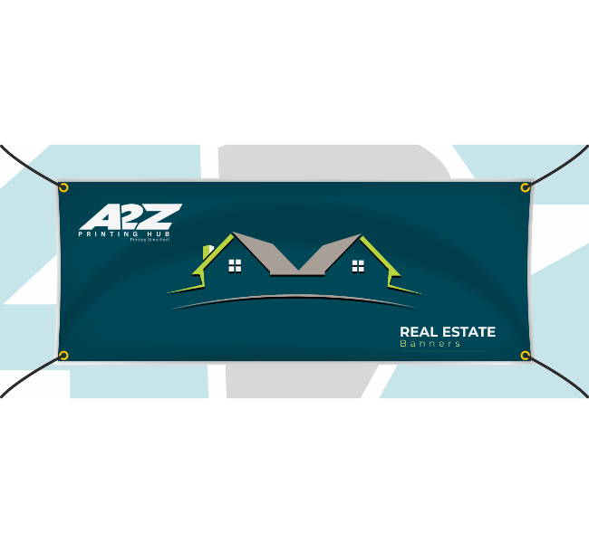 Real estate banners - Premium printing and custom designs for businesses and events.