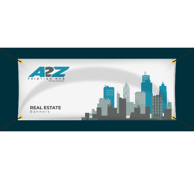 Real estate banners - Premium printing and custom designs for businesses and events.