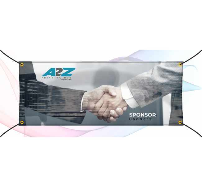 Sponsor banners - Premium printing and custom designs for businesses and events.