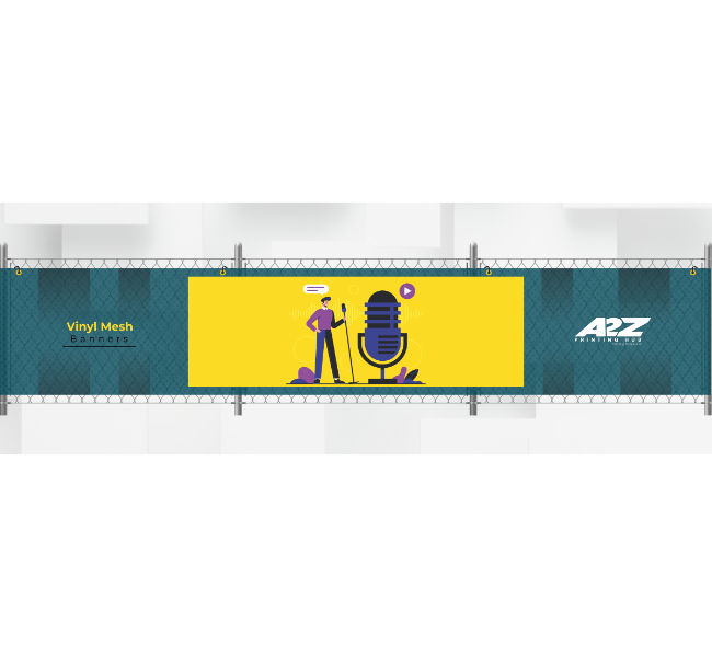 Vinyl mesh banners - Premium printing and custom designs for businesses and events.