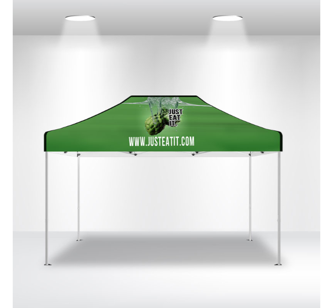 15ft x 10ft custom canopy tents - Premium printing and custom designs for businesses and events.
