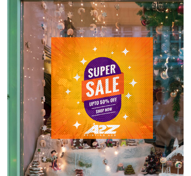 Perforated window graphics - Premium printing and custom designs for businesses and events.