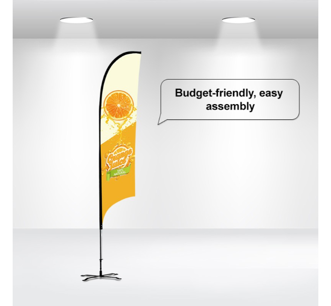 Concave Flag for outdoor promotions - Image 1