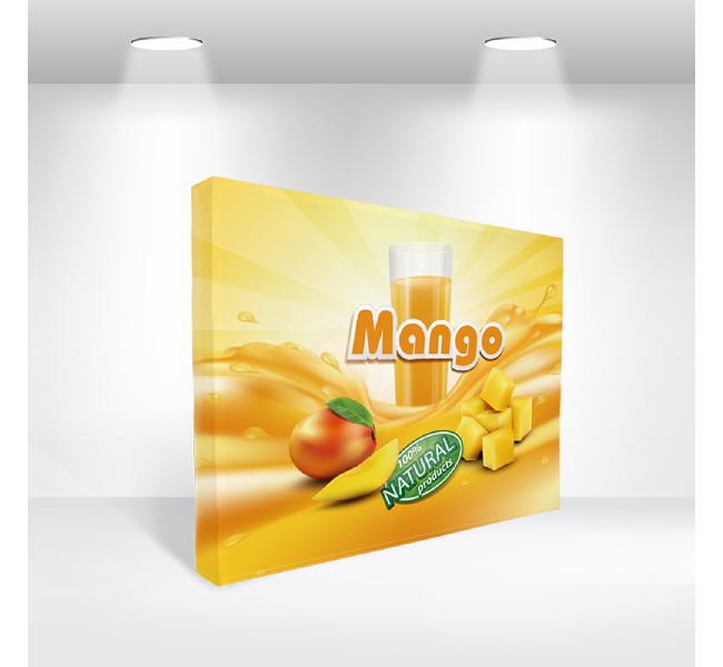 Image of Fabric Pop Up Display Straight