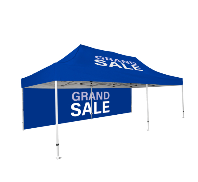 13ft x 26ft custom canopy tents - Premium printing and custom designs for businesses and events.