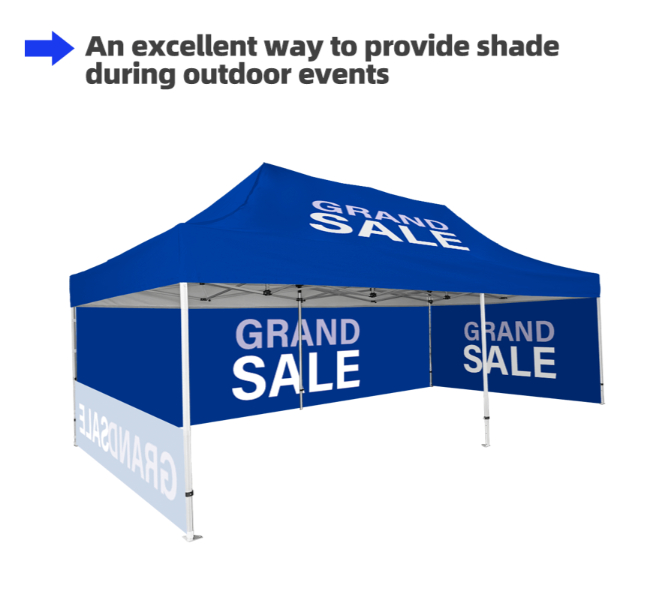 13ft x 26ft custom canopy tents - Premium printing and custom designs for businesses and events.
