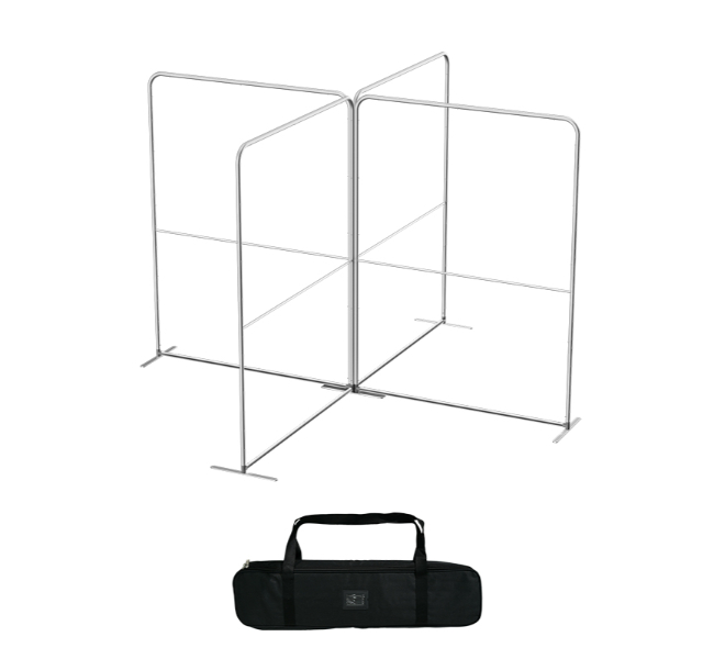 13 ft x 13 ft X-Shape Magnetic Modular Fabric Display