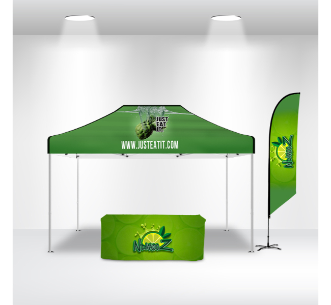 15ft x 10ft custom canopy tents - Premium printing and custom designs for businesses and events.