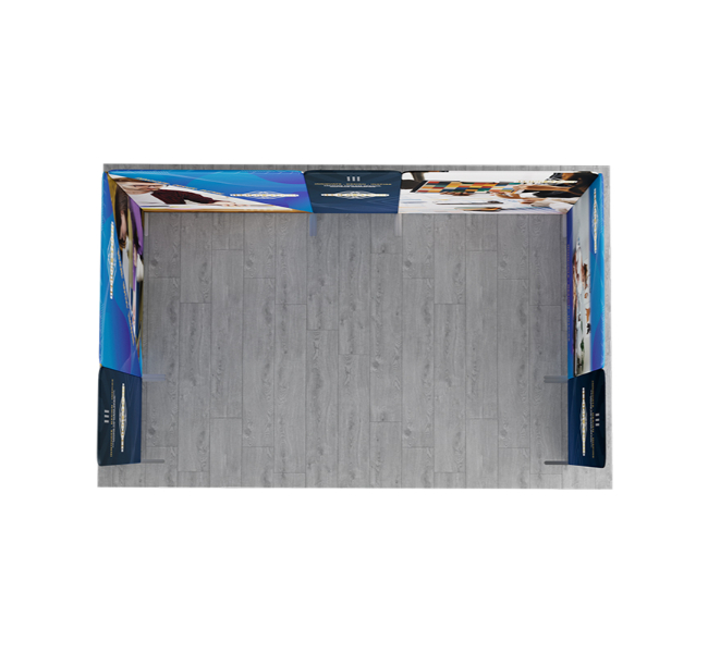 16.4 ft x 10 ft U-Shape Magnetic Modular Fabric Display
