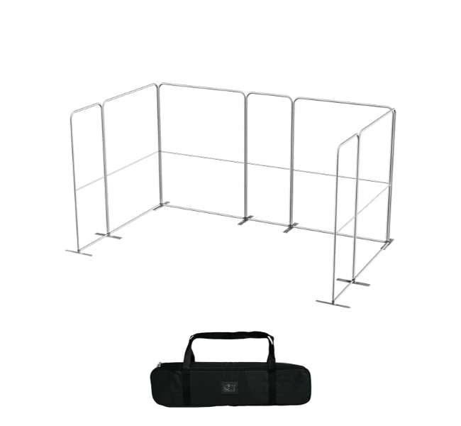 16.4 ft x 10 ft U-Shape Magnetic Modular Fabric Display
