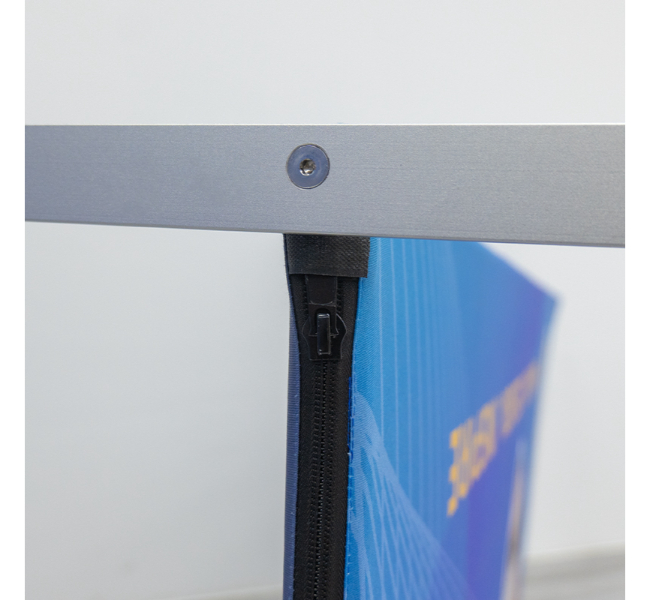 16.4 ft x 16.4 ft X-Shape Wave Magnetic Modular Fabric Display