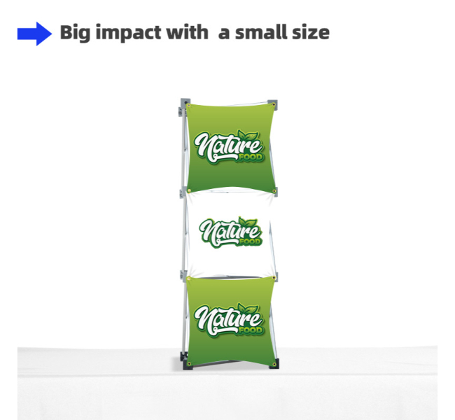 1x3 grid table top pop up display - Premium printing and custom designs for businesses and events.