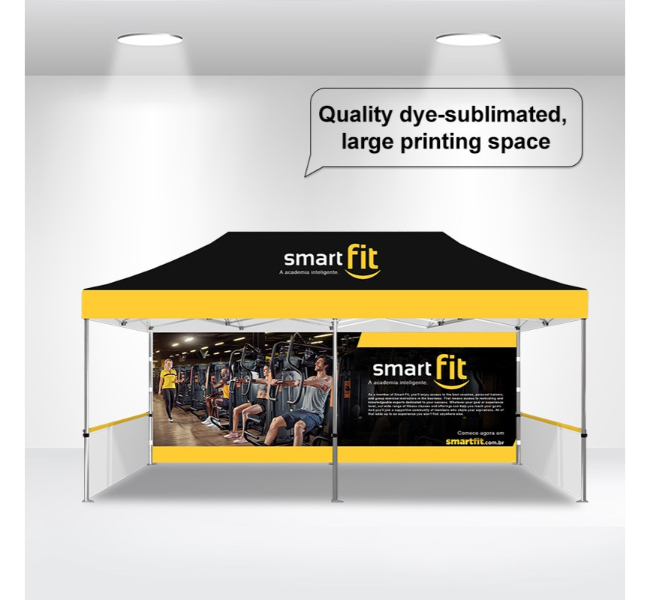 20ft x 10ft custom canopy tents - Premium printing and custom designs for businesses and events.
