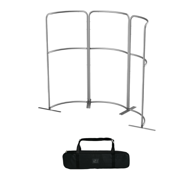 6.5 ft x 6.5 ft Curved Arch Magnetic Modular Fabric Display