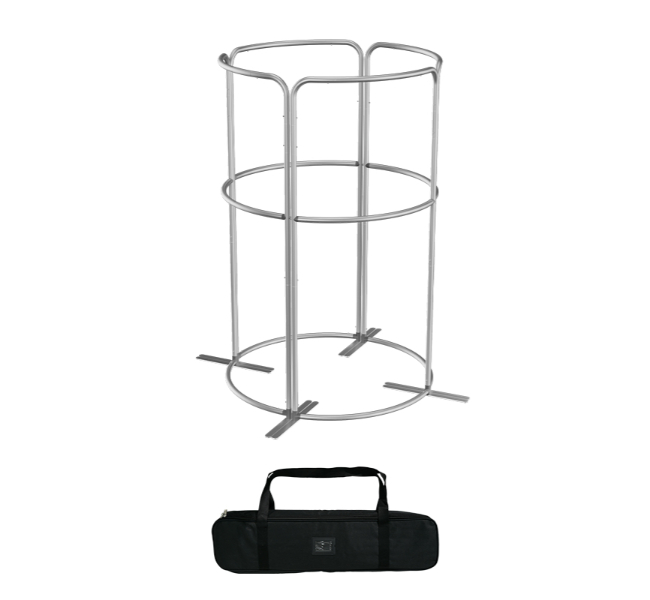 6.5 ft x 6.5 ft Round Tower Magnetic Modular Fabric Display