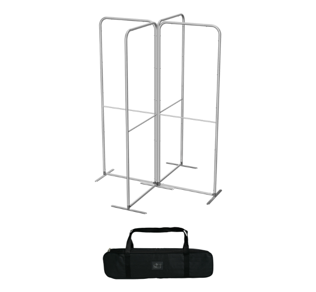 6.5 ft x 6.5 ft X-Shape Magnetic Modular Fabric Display