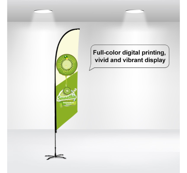 Angled flags - Premium printing and custom designs for businesses and events.