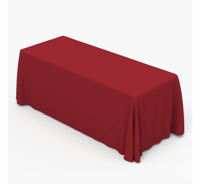 Blank standard table covers 4 sided - Premium printing and custom designs for businesses and events.