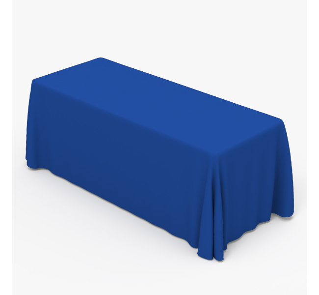 Blank standard table covers 4 sided - Premium printing and custom designs for businesses and events.