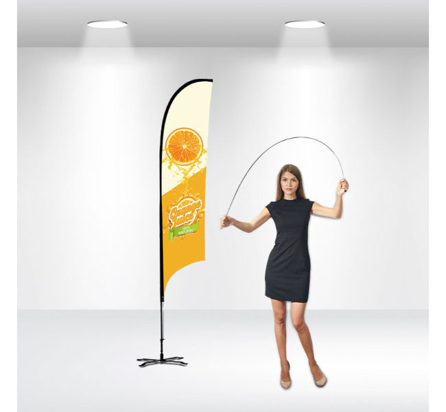 Concave Flag for outdoor promotions - Image 2