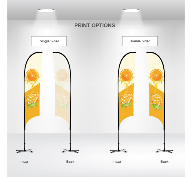 Concave Flag for outdoor promotions - Image 3