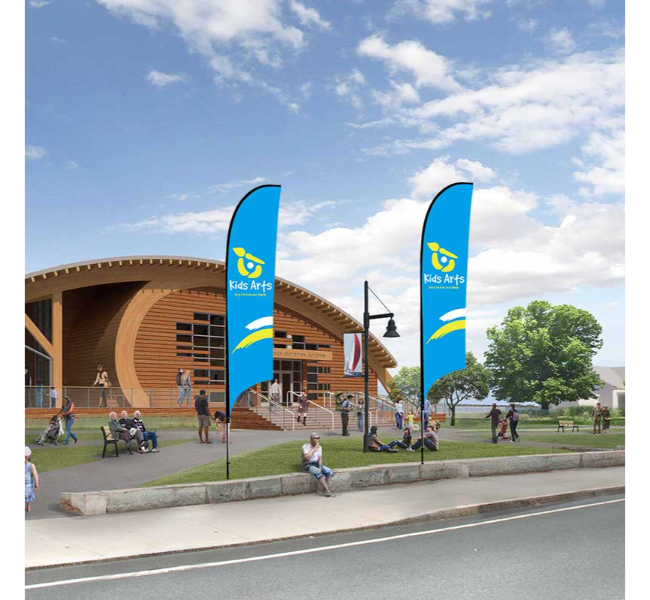 Concave Flag for outdoor promotions - Image 5