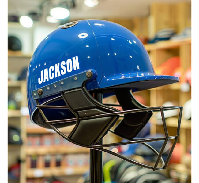 Custom Baseball Helmet Decals 2