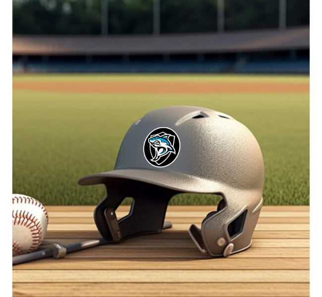 Custom Baseball Helmet Decals 3