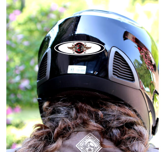 Custom Motorcycle Helmet Decals 3