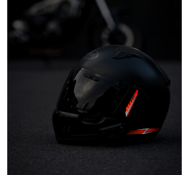 Custom Reflective Helmet Decals 1
