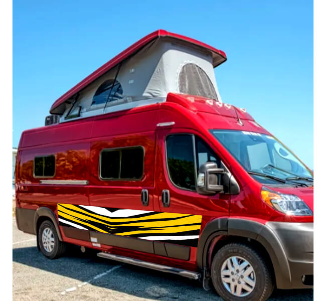 Custom Camper Van Decals 1
