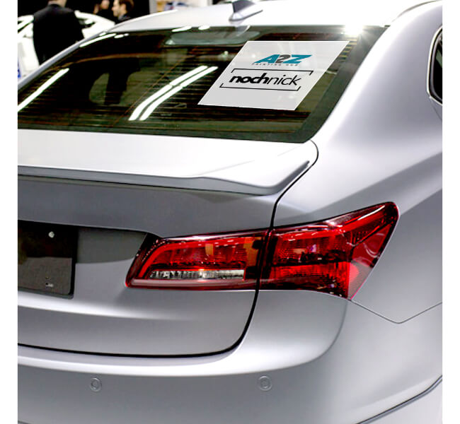 Custom Car Rear Window Decals 3