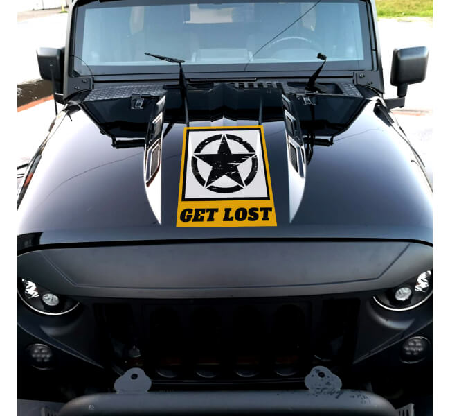 Custom Jeep Hood Decals 3