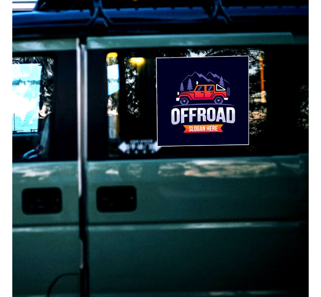 Custom Jeep Rear Window Decals 4