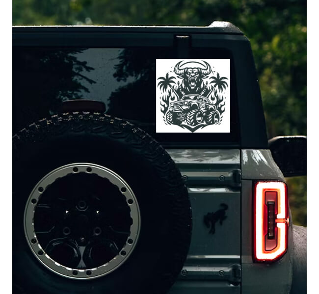 Custom Jeep Windshield Decals 2