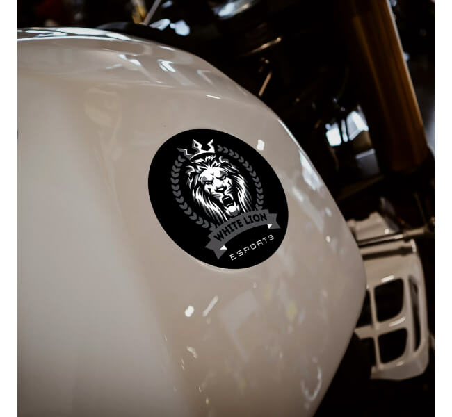 Custom Motorcycle Fuel Tank Decals 2
