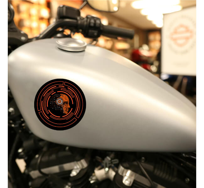 Custom Motorcycle Fuel Tank Decals 3
