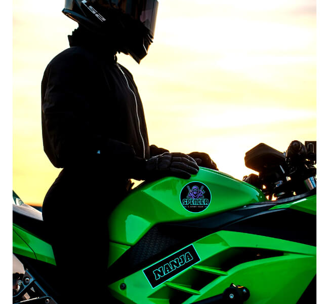 Custom Motorcycle Vinyl Decals 2