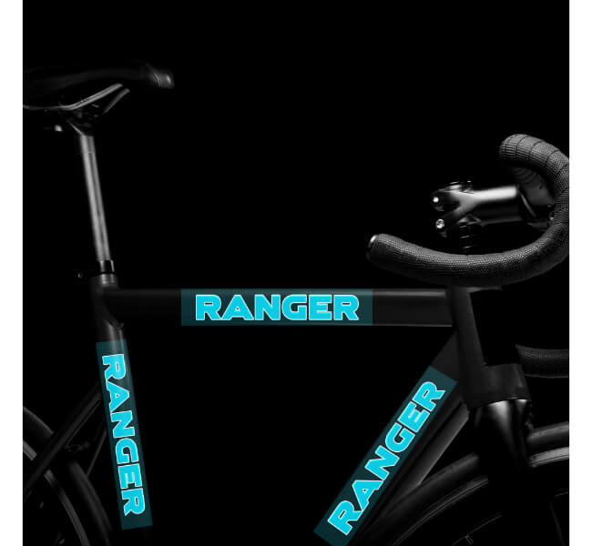 Custom Reflective Bicycle Decals 1